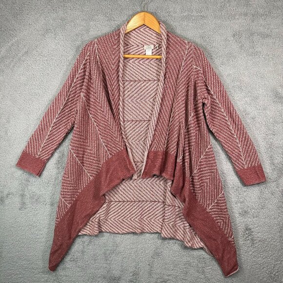 LOGO by Lori Goldstein Sweaters - LOGO Lori Goldstein open front cardigan size M